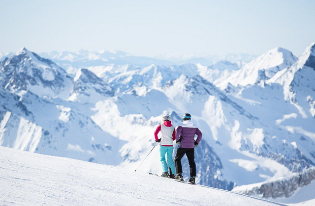 Aussicht am Tuxer Gletscher