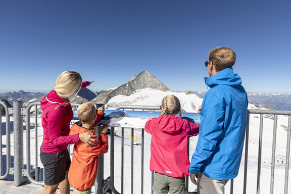 Panoramaterrasse am Hintertuxer Gletscher