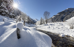 Eiskristalle am Tuxbach