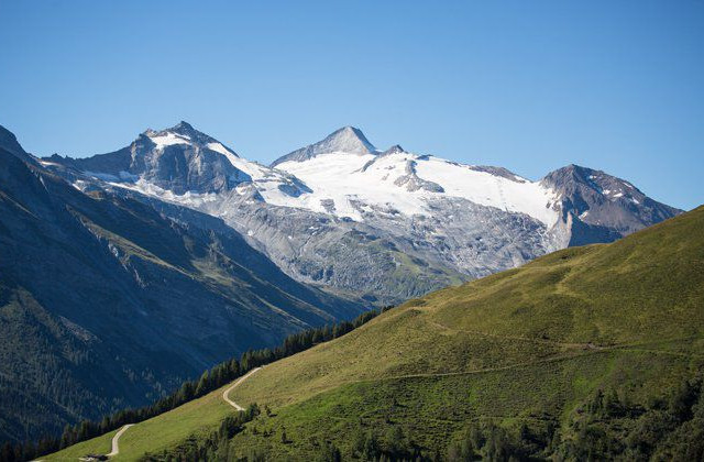 Blick auf den Hintertuxer Gletscher