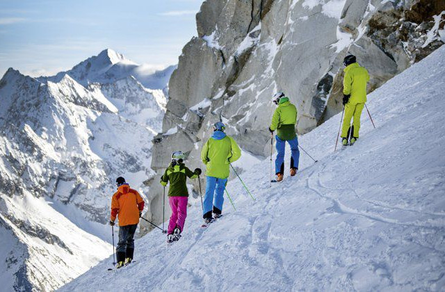 Skitour bei Sonnenschein