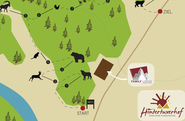 Grundriss Bogenparcours