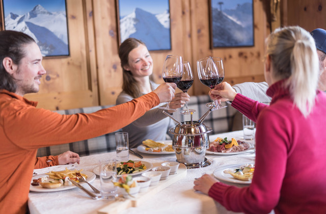 Fondue im Spannagelhaus