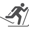 Cross-country ski runs icon